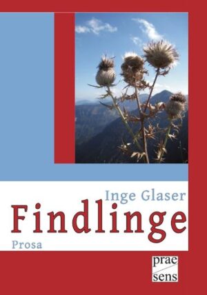 Findlinge - im geologischen Sinne - sind kleinere oder größere Steinblöcke, die von Gletschern oder Wassermassen über weite Strecken transportiert worden und irgendwann irgendwo zum Stillstand gekommen sind. Die Texte der Autorin gleichen solchen weit sichtbaren Steinblöcken. Sie bilden trigonometrische Punkte in Erlebniswelten, von welchen aus Schicksalhaftes in menschlichen Begegnungen und Beziehungen, außerordentliche Begebenheiten, aber auch Humorvolles und Märchenhaftes ins literarische Visier genommen werden. In den großen Steinblöcken, den „Romanellen“, aber auch in den kleineren, den „Miniaturen“, wird u. a. aufgezeigt, wie scheinbar Vergangenes oder unaufklärbar Dunkles prägend auf die dargestellten Menschen wirkt und sie nicht mehr loslässt. Das Buch von Inge Glaser erzählt in 21 Texten vom Umgang mit schuldhaften Verstrickungen, existentiellen Bedrängnissen und Verstörungen. Weiters erfährt der Leser, wie Menschen Schlüsselerlebnisse verarbeiten, Frustrationen bewältigen und wie Suchende sich bemühen, Konflikte zu lösen.