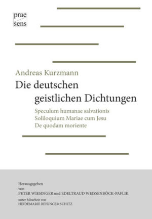 Andreas Kurzmann: Die deutschen geistlichen Dichtungen | Bundesamt für magische Wesen