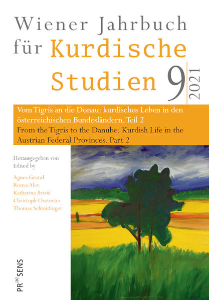 Der neunte Band des Wiener Jahrbuchs für Kurdische Studien mit dem Schwerpunkt „Vom Tigris an die Donau. Kurdisches Leben in den österreichischen Bundesländern“ richtet sich an eine Leserschaft, die Interesse an den Kurdischen Studien, österreichischer Migrationsgeschichte, Transnationalität und sozialer Entwicklung, hat. In diesem Band werden die Bundesländer Tirol, Oberösterreich, Niederösterreich und Burgenland in fünf Schwerpunktbeiträgen dargestellt. Die Beiträge geben einen Überblick über die Organisationsgeschichte, einen Überblick über Geschichte und Hauptphasen der Einwanderung, einen Überblick über die eingewanderten Gruppen nach Herkunft, Zugehörigkeit, Sprache, Identität und Religion. Weiters bieten sie ein Panorama ausgewählter Personen auf der Basis von Interviews. Der Teil außerhalb des Schwerpunkts enthält in diesem Band drei Beiträge zu Kurdistan Irak, die sich mit den Folgen der Anfal-Kampagnen unter dem Regime Saddam Husseins beschäftigen, und sich dem Wiederaufleben êzîdischer religiöser Aktivitäten nach dem vom IS 2014 verübten Genozid widmen. Wie jedes Jahr erscheinen Berichte über aktuelle Entwicklungen in der Region, Konferenzberichte, Rezensionen und Nachrufe.