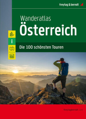 Entdecken Sie die Vielfalt der Österreichischen Wanderregionen in 100 speziell zusammengestellten Touren! Basierend auf den attraktiven Routen der bewährten Rother-Wanderführer präsentiert dieser Wanderatlas eine bunte Mischung unterschiedlichster Touren quer durch die abwechslungsreiche Landschaft Österreichs. Begeben Sie sich auf aussichtsreiche Höhenwanderungen und Bergtouren zu den schönsten Gipfeln der Alpen, wandern Sie auf idyllischen Wegen entlang von Seeufern und rauschenden Bächen und entdecken Sie auch weniger bekannte aber nicht minder interessante Ziele in den versteckteren Winkeln unseres Landes. Einige Routen im urbanen Bereich und dessen Umgebung sind auch bei schlechterer Witterung oder in der kühleren Jahreszeit zu empfehlen. - Tourenkarten - Höhenprofile - Infos zu Streckenlänge und Wegzeit - Einkehrmöglichkeiten - viele Fotos