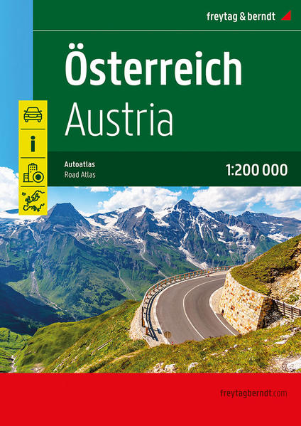 Neben der übersichtlichen Gestaltung bietet der praktische Autoatlas Österreich 1:200.000 zahlreiche Zusatzinformationen wie z.B. Sehenswürdigkeiten, Campingplätze und zahlreiche Stadtpläne. Auto- und Motorradfahrer schätzen die exakte Kartographie von freytag & berndt besonders für die Planung und Orientierung vor Ort. Wohnwagenfahrer und Camper finden in diesem Straßenatlas Österreich natürlich alle Campingplätze und Stellplätze. Informationen zum Autoatlas Österreich Maßstab 1:200.000 Erweiterter Kartenteil Touristische Informationen Ortsregister mit Postleitzahlen Planungskarte Europa 1:3,5 Mio. Innenstadtpläne mit Straßenverzeichnis von Bregenz, Eisenstadt, Graz, Innsbruck, Klagenfurt, Linz, Salzburg, St. Pölten und Wien.