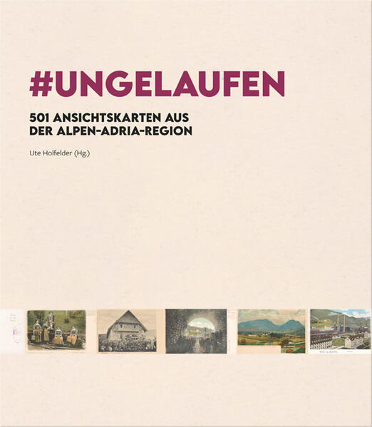 Ansichtskarten können viele Geschichten erzählen – selbst dann, wenn sie „ungelaufen“ sind, also nicht versendet wurden. #UNGELAUFEN zeigt rund 70 historische Ansichtskarten aus einer Sammlung im Besitz der Universitätsbibliothek Klagenfurt, die aus insgesamt 501 „Correspondenzkarten“ der Jahre 1901 bis 1942 mit Motiven aus der Alpen-Adria-Region besteht. Zwei Semester lang beschäftigten sich Studierende des Studiengangs Angewandte Kulturwissenschaft an der Alpen-Adria-Universität mit dieser Sammlung und mit der Geschichte des so erfolgreichen Kommunikationsmittels Postkarte. Aus ihrer Arbeit entstand zunächst die an verschiedenen Orten gezeigte Ausstellung #UNGELAUFEN. 501 Ansichtskarten aus der Alpen-Adria-Region und nun das gleichnamige Buch, das mit kurzen Textbeiträgen auch die vielen Facetten des Mediums thematisiert – von seinen Produktionsbedingungen über die Bildgestaltung und die erstaunliche Vielfalt ihrer Motive bis hin zur Perspektive der potenziellen Empfänger*innen, die sich mit den Grüßen aus „große Welt“ schon einmal eine kleine „Galerie im eigenen Heim“ hängten oder zu Sammler*innen wurden. „Wenn wir uns Ansichtskarten mit einem kulturanalytischen Blick nähern, erfahren wir, wie das Medium unseren Blick auf die Welt und unsere Sehgewohnheiten geformt hat.“ Ute Holfelder Mit Texten von Michaela Adlberger, Morena Bignotti, Sophia Fritzer, Iris Hobel, Nina Hofbauer, Ute Holfelder, Katharina Kavallar, Karina Lochner, Leonie Loipold, Denise Lueder, Karolina Wochocz, Denise Zaros