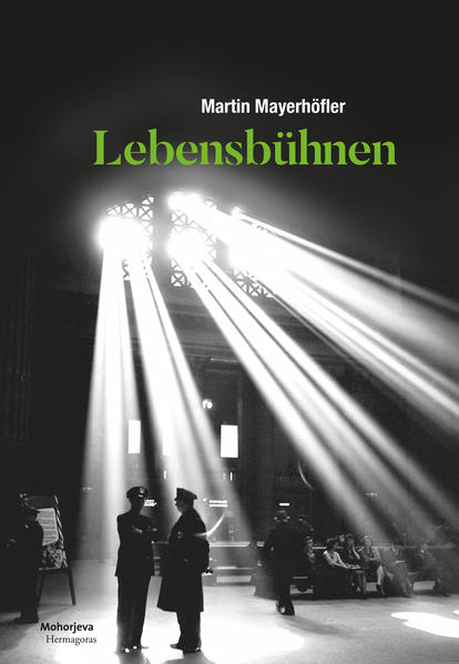 Der Antikriegsroman "Lebensbühnen" spielt auf zwei Ebenen. Die erste erzählt die Geschichte des Wieners Karl Mayerhöfler, der zu Beginn der NS-Machtübernahme als sozialdemokratisch Gesinnter zur Flucht gezwungen wird. Diese führt ihn über die Schweiz und Frankreich nach Großbritannien, wo er zuerst interniert wird, danach jedoch als Soldat der britischen Armee waghalsig gegen das NS-Regime kämpft und bald im englischen Heer Karriere macht. Als hoher Offizier kehrt er mit der englischen Besatzungsmacht nach Österreich zurück. Parallel dazu wird die Geschichte der Burgschauspielerin und späteren Grand Dame des österreichischen Theaters Dorothea Neff in der NS-Zeit in Wien erzählt. Neff war eine Gegnerin der Nationalsozialisten und blieb nur wegen ihrer schauspielerischen Leistungen weitestgehend unangetastet. Unter Todesgefahr versteckte sie in ihrer Wohnung eine jüdische Freundin und rettet sie so durch die NS-Zeit. Der stille, aber gefährliche Leidensabschnitt der Dorothea Neff während der Nazizeit in Wien und die spannenden Erlebnisse des Karl Mayerhöfler während des Krieges werden in einander abwechselnden Kapiteln beschrieben.