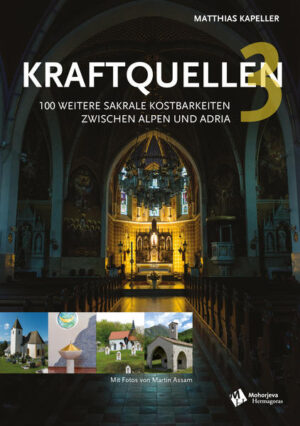 Der Alpen-Adria Raum ist nicht nur Kärntner Kasnudl, Gibanica und Frigga: Nach dem großen Erfolg von Kraftquellen 1 und 2 stellt Matthias Kapeller nun 100 weitere sakrale Ausflugsziele zwischen Alpen und Adria vor – von Kreuzwegen über Taufsteine bis zu Jakobs- und Martinskirchen. Kraftquellen für Seele und Sinne am Schnittpunkt dreier Kulturen, die durch die grenzüberschreitende Tradition des Christentums verbunden sind. Für alle, die mit Entdeckergeist und Interesse an unserem kulturell-spirituellen Erbe unterwegs sind.