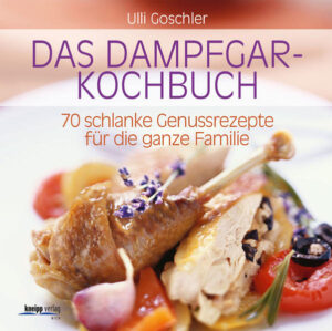 Dampfgaren liegt inzwischen voll im Trend und wird sich langfristig genauso wie die Mikrowelle etablieren. Das neue Kochbuch liefert zahlreiche Rezeptideen für Menüs, die komplett aus dem Dampfgarer kommen. Denn moderne Geräte können wesentlich mehr als Gemüse oder Fisch dämpfen: Vor allem Kombigeräte (Dämpfen und Braten/Backen) ermöglichen eine schonende und schmackhafte Zubereitung zahlreicher Speisen - für die ganze Familie und mit dem Bonus, besonders kalorienarm zu sein. Aus dem Inhalt: Was bedeutet schlanke Küche und wie bereitet man Speisen kalorienarm zu? Welche Nahrungsmittel eignen sich besonders für den Dampfgarer? Was bedeutet Combi-Dämpfen und welche Gerichte kann man damit zubereiten? 70 erprobte Rezepte von Suppen, Eintöpfe, über Fisch & Fleisch, Beilagen, Desserts bis Säfte und Eingemachtes. Jetzt im handlichen Sonderformat!