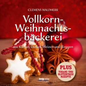 WEIHNACHTSBÄCKEREI AUS KAMUT, DINKEL, WEIZEN UND ROGGEN Dass Weihnachtskekse & Co. nicht nur köstlich, sondern auch gesund sein können, verrät Bio- und Vollkornbäcker Clemens Waldherr in seinem Backbuch. Er präsentiert raffinierte Rezepte mit verführerischen Zutaten, also biologischen Produkten, verschiedenen Getreiden wie Kamut und Dinkel oder aus glutenfreien Mehlen. Neben beliebten Klassikern finden sich auch zahlreiche Torten, Kuchen und Schnitten für die Weihnachtszeit. Ein Kapitel widmet sich internationalen Köstlichkeiten. Alle Rezepte sind gekennzeichnet: ob Vollkorn, vegan, glutenfrei oder besonders fürs Backen mit Kindern geeignet. Aus dem Inhalt: - Husarenkrapferl, Teegebäck, Zimtsterne u.v.m. - Feigenbusserl, Mokkamakronen etc. - Weihnachtsmuffins, Zimttorte, Nussecken etc.