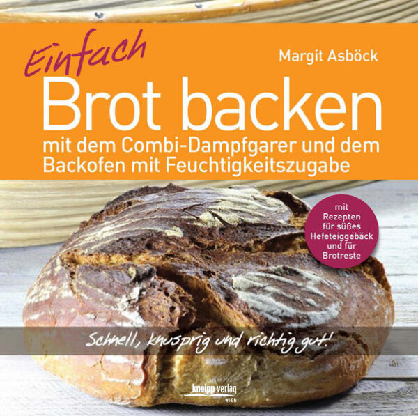 Brotbacken erfreut sich wieder großer Beliebtheit. Warum? Es ist kostengünstig und man weiß, was im Teig enthalten ist, denn Mehl, Salz, Wasser, Hefe oder auch Sauerteig in Pulverform sind meist vorrätig oder überall erhältlich. Mit selbstgebackenem Brot kann man außerdem unnötige Ausgaben einsparen, müssen doch wegen zunehmender Weizen- oder Hefeunverträglichkeit die Betroffenen oft zu teuren Alternativen greifen, um sich wieder wohlzufühlen. Damit das Brotbacken zu Hause professionell gelingt, bietet die zeitgemäße Haushaltstechnologie einerseits Combi-Dampfgarer an, die der Hitze jene Menge an Feuchtigkeit hinzufügen, die das Brot benötigt, um besonders luftig und locker zu werden - mit einer glän- zenden und knusprigen Kruste. 'Klimagaren' ande- rerseits ist eine innovative Technik des Backofens, die außergewöhnlich gute Ergebnisse bringt. Dabei nimmt sich der Backofen automatisch die benötigte Menge Was- ser und verwandelt sie in Dampf, der dann gleichmäßig im Garraum verteilt wird. Den Zeitpunkt der Dampfzugabe regelt das jeweilige Automatikprogramm. Aus dem Inhalt: Brotrezepte für den Alltag Kleines Gebäck Süßes Germteiggebäck Backideen mit Kindern Raffiniertes aus Brotresten, süß sowie pikant