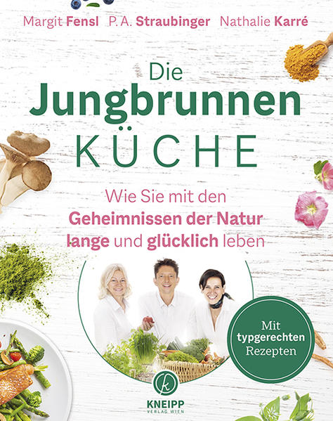 Die Ernährungsbibel zum Nummer-1-Bestseller:Wie Sie sich jung, gesund und glücklich essen Mit seinen mitreißenden „Jungbrunnen-Effekt“-Büchern hat das bekannte Autorenteam Straubinger-Fensl-Karré einer begeisterten Leserschaft die verjüngende Kraft des Intervallfastens schmackhaft gemacht und die Bestsellerlisten gestürmt. Endlich zeigen die renommierten Fastenexperten auch, dass der Jungbrunnen-Effekt richtig gut schmecken kann. Basierend auf revolutionären Erkenntnissen der Anti-Aging-Forschung entschlüsseln sie die Verjüngungsgeheimnisse natürlicher Nahrung und verraten köstliche Rezepte, die diesen inneren Jungbrunnen aktivieren. Lassen Sie sich von der Jungbrunnen-Küche Tag für Tag zu einem langen, genussvollen Leben verführen. • Die Geheimnisse der glücklichen 100-Jährigen • Krankmachern und Alterungsbeschleunigern im Essen entgehen • Die besten Jungbrunnen-Lebensmittel, -Getränke und -Zubereitungen • Köstliche stoffwechseltypgerechte Rezepte aus der Jungbrunnen-Küche - einfach und alltagstauglich • Warum mit Liebe kochen Sinn macht und „sündigen“ erlaubt ist • Mit vielen Einkaufslisten, Praxistipps und zahlreichen Online-Buchboni