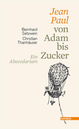 Im Jahr 2013 jährt sich zum 250. Mal der Geburtstag von Jean Paul. Zu diesem Anlass nähern sich der Schriftsteller und Jean-Paul-Kenner Bernhard Setzwein und der Zeichner Christian Thanhäuser dem Leben und vielfältigen Werk des großen deutschen Autors in der einzigen ihm angemessenen Form: ein literarischer Zettelkasten, geordnet von A bis Z. Gleichzeitig ist es eine Biographie von Anfang bis Ende, die in kleinen, geschliffenen Stichwort-Artikeln und sprechenden Bildern mit Jean Paul bekannt macht. So erfährt man unter anderem von seinem 1244 Seiten schweren Wörtervorrat oder dass Lausewenzel der „allerschlechteste Tabak“ ist, dessen Geruch den Dichter in seiner Kindheit quälte. Seit vielen Jahren lesen und schätzen die beiden Autoren Jean Paul ob seiner wilden Gedankenflüge und Sprachbilder, die ein ganzes Universum aufspannen. Mit diesem Buch bieten sie ein einmalig unterhaltsames Abecedarium für Fans und alle, die es noch werden wollen.