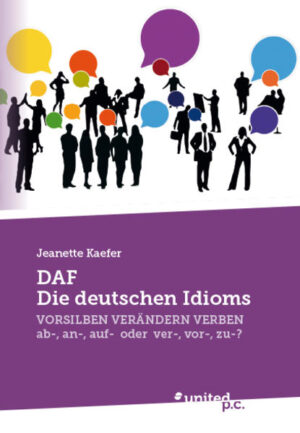 Mit einem einzigen Verb können wir anhand unterschiedlicher Vorsilben so Vielerlei ausdrücken. Bedeutet z.B. “laufen“ doch nichts anderes als schnelles Gehen. Warum ist bei „ablaufen“ dann eine Sache zu Ende oder bei „verlaufen“ schmilzt etwas - oder weiß ich etwa nicht mehr wo ich bin? Dieses Buch entwirrt diese Problematik und ist für jeden Deutschlerner eine sehr wertvolle Unterstützung - auch dank englischsprachiger Übersetzungen. Die Lernmethode basiert auf langjähriger Erfahrung im Kommunikationstraining internationaler Mitarbeiter globaler Großkonzerne. Deutsch wird danach wesentlich besser verstanden und deutlich fließender gesprochen.