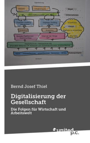 In vorliegendem Buch ist Entwicklung der Digitalisierung von den Anfängen in den 1940 er Jahren bis in die Jetztzeit anschaulich beschrieben. Anhand von Beispielen aus der Praxis wird kurz, prägnant und allgemeinverständlich die Digitalisierung erklärt. Der Einfluss auf die Volkswirtschaft allgemein, die Industrie im Besonderen und die private Gesellschaft sowie die Auswirkungen auf die Arbeitswelt werden aufgegriffen und auf die Vor- und Nachteile hingewiesen. Ganz besonders wird die Aus- und Weiterbildung beruflich und privat thematisiert.