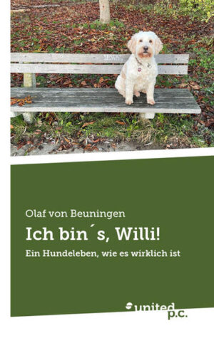 „Ich bin´s, Willi!“ ist ein frischer Roman zu einem der liebsten deutschen Themen, dem Hund! Hier kommt Willi selbst zu Wort und berichtet über sich und sein Umfeld. Der Leser und Leserinnen hat, aber kein Handy benötigt. Der Mensch in seiner Rolle gegenüber dem Hund wird humorvoll skizziert