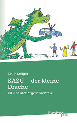 Oje, Papa Drache schubst versehentlich das Ei über die Nestkante. Im letzten Augenblick kann er das Drachenei vor dem sicheren Absturz retten. Aber das Ei hat einen kleinen Riss bekommen und die Geburt von Kazu setzt ein. Mit viel Liebe bringen die Dracheneltern ihrem Liebling das nötige Rüstzeug eines Drachen bei. Kazu lernt Feuer speien und fliegen und schon bald stellt er verbotenerweise Kontakt zu Menschenkindern her. Mit diesen erlebt er zahlreiche Abenteuer. Selbst sein Zahnweh kann ein Zahnarzt mit einer Bohrmaschine beheben. Dort, wo Kazu auftaucht, sorgt er für viel Aufsehen. Immer wieder kann Kazu seinen Freunden helfen.