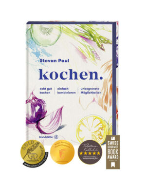 "In diesem Buch steckt die Essenz des Kochens", sagt Stevan Paul, Kochbuchautor und Foodjournalist. Wie kein anderer spürt der gelernte Koch und Weltenbummler Trends auf und prägt seit Jahren den Kochbuchmarkt. In seinem neuen Kochbuch stehen Aromen, Würzungen, das Handwerk und die reine Freude am Kochen im Mittelpunkt. Mit über 500 Rezepten und Texten zu den Grundlagen des Kochens, zu Geschmack und Küchentechniken, gelingt es, Kochen wirklich nachvollziehbar zu verstehen! Der Schwerpunkt liegt auf der französischen Küche, asiatische und orientalische Einflüsse setzen Akzente. Dabei hat Stevan Paul die klassische Rezept-Form neu gedacht: Die Rezepte lassen sich sowohl als Ganzes als auch in Teilen nachkochen und sogar neu kombinieren! Lernen Sie selbst kreativ zu werden!