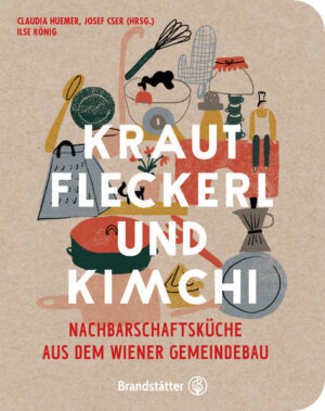 Krautfleckerl, Kimchi, Bananenbrot, Atayef, Gemüsepaella, Nasi Lemak und Schneekugeln: Die Gerichte, die von Kochgruppen im Wiener Gemeindebau gemeinschaftlich zubereitet werden, sind so vielfältig wie die dortige Bewohnerschaft. Im weltweit einzigartigen Wiener Gemeindebau lebt ein Viertel der Wiener Bevölkerung, das sind etwa 500.000 Menschen. Eine „Wiener Melange“ unterschiedlicher Herkunft, Biografien, kultureller Traditionen. Er ist ein Erbe des „Roten Wien“ und Flaggschiff seiner hundertjährigen Geschichte sozialer Wohnungspolitik. Die Vielfalt spiegelt sich im Kochtopf der Kochgruppen, initiiert von wohnpartner, dem Nachbarschaftsservice der Stadt Wien, wider. Abgesehen vom Kochen geht es dabei auch darum, über den Tellerrand hinauszublicken, in gelebter Nachbarschaft miteinander und voneinander zu lernen und mehr über die individuellen Lebenssituationen zu erfahren. Zusammen kochen und essen verbindet, oder, wie es eine Bewohnerin formuliert: Kochen öffnet das Herz und das Hirn.