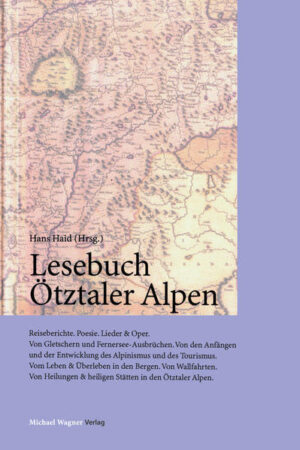 Die zwölfte Publikation aus dem Ötztal-Archiv schließt an das erste Buch der „Sagen und Geschichten aus den Ötztaler Alpen“ an. Das „Lesebuch Ötztaler Alpen“ vermittelt einen Einblick in die reiche Literatur, die über diese Gebirgsregion zwischen Reschen und Timmel, zwischen dem Inntal und dem Etschtal in den letzten 400 Jahren verfaßt wurde. In der Hauptsache sind es Reiseberichte aus der Zeit der Entdeckung und der Erstbesteigung unserer Berge. Es sind die ersten Stationen des Alpinismus und des Tourismus. Die Berichte über die Ötztaler Alpen sind eng verbunden mit der Geschichte und den dramatischen Ereignissen rund um die Ferner. Die Ausbrüche des Vernagt-Eissees in den Jahren 1600, 1678, 1845, 1848 usw. brachten die ersten Impulse weltweiter Gletscherkunde. Aus dieser Gebirgsregion mit der größten Vergletscherung in den Ostalpen, mit den weltweit ältesten Darstellungen der Ferner, stammt auch Pfarrer Franz Senn, der von Vent aus maßgeblich die Gründung des Alpenvereins betrieben hat. Die Forschungs- und Reiseberichte von 1600 bis heute werden erweitert durch Beispiele aus der Literatur, also durch Gedichte und Erzählungen. Insbesondere folgt das Lesebuch auch den Spuren von einzigartigen Opern, die in der Gletscherwelt rund um Similaun und Marzell spielen. Die „Anderswelt“ der Ferner, die geheimnisvollen Kristallpaläste der Saligen, die seit Jahrtausenden erfolgte Nutzung der alpenweit einzigartigen Hochgebirgslandschaft samt dem Lebens- und Überlebenskampf ihrer Bevölkerung ist in vielen Be richten dieses Buches nachlesbar.