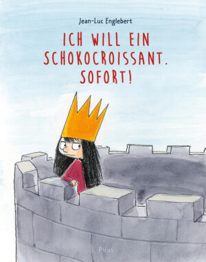 Bertie wohnt in einem hohen Turm. Bertie ist eine Prinzessin! Eines Morgens hat sie unbändige Lust auf ein Schokocroissant. Wo bekommt sie das jetzt bloß her? Im Dorf gibt es doch bestimmt einen Schokocroissanthändler! Aber im ersten Laden gibt es nur Hüte, im nächsten nur Schwerter, und im Käseladen probiert es Bertie erst gar nicht. Erst als sie auf die spielenden Kinder trifft, erfährt sie, wo es Schokocroissants gibt. Doch da machen ihr ausgerechnet ihre langen, langen Haare ein Problem, sodass sie zuallererst einen Friseur suchen muss …Witzig und hinreißend ist Jean- Luc Engleberts kleine Prinzessin, die sich nicht von Haaren und nicht von einem überheblichen Prinzen von ihrer Lust auf Süßes abbringen lässt.