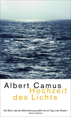 Albert Camus, der große Philosoph, Schriftsteller und Nobelpreisträger wäre im November 2013 hundert Jahre alt geworden. Die in diesem Band versammelten Essays Hochzeit des Lichts und Heimkehr nach Tipasa, sind zeitlose Liebeserklärungen an seine Heimat Algerien, Hymnen auf die Sonne, das Licht und den Himmel über dieser einzigartigen Landschaft am Mittelmeer. Nirgends fühlte Camus sich so wohl wie an dem Ort seiner Kindheit, uns so nehmen diese beiden "Impressionen am Rande der Wüste" in seinem umfangreichen Werk eine Ausnahmestellung ein, erkennbar als Ausgangspunkt seines späteren Schaffens.