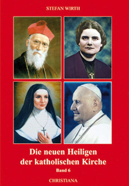 Papst Johannes Paul II. hat uns durch seine 482 Heilig- und 1345 Seligsprechungen mit vorbildlichen Menschen bekannt gemacht. Lassen Sie sich von den Heiligen inspirieren! Band 1: 1979-1984-212 Seiten, 65 Fotos, 6 Abb., € 4.90, Fr. 8.00 Band 2: 1984-1987-261 Seiten, 109 Fotos, 9 Abb., € 5.50, Fr. 9.00 Band 3: 1988-1991-350 Seiten, 128 Fotos, Pb., € 7.50, Fr. 12.40 Band 4: 1992-1995-271 Seiten, 124 Fotos, Pb., € 7.50, Fr. 12.40 Band 5: 1996-1999-336 Seiten, 64 Farbfotos, 174 s/w-Fotos, Pb., € 8.50, Fr. 14.- An der Jahrtausendwende sprach Papst Johannes Paul II. vornehmlich von der „pilgernden Kirche“, deren Glieder er einlud, sich mit ihm gemeinsam an der Schwelle zum neuen Millennium auf den Weg zu Christus zu machen, zusammen mit den vielen verherrlichten Personen, die uns auf dem Weg des Glaubens auf vorbildliche Weise vorangegangen sind. „Die Heiligkeit, die Päpsten mit geschichtlichem Ruf oder einfachen Laien und Ordensleuten zuerkannt wurde, ist mehr denn je als die Dimension offenkundig geworden, die das Geheimnis der Kirche am besten zum Ausdruck bringt. Als beredte Botschaft, die keiner Wort bedarf, stellt sie auf lebendige Weise das Angesicht Christi dar“, schreibt der Papst in seinem Apostolischen Schreiben Novo millennio ineunte über die Bedeutung der „großen Schar von Heiligen und Märtyrern“ der älteren oder jüngeren Vergangenheit. Stefan Wirth lädt uns mit diesem reich bebilderten Band ein, uns als lesende Pilger „in die Fußstapfen der Heiligen zu begeben“, die Johannes Paul II. ab dem Heiligen Jahr 2000 bis 2002 seiner Kirche als neue Vorbilder schenkte. Der Leser findet hier Menschen aller Couleur vor: Junge wie Alte, Kleriker aller Stände, Ordensleute wie Laien, Märtyrer und Bekenner aus Ost und West, Menschen wie Du und Ich, unterschiedlich im Charakter, vereint durch ein heiliges Leben. Der sechste Band dieser sicherlich ungewöhnlichen Buchreihe im deutschen Sprachraum ist die Antwort auf die Bitte des Papstes, als Gemeinschaft der Lebenden jene der Verherrlichten kennenzulernen, damit wir durch ihr Beispiel auch im neuen Zeitalter in den „Zeichen der Zeit“ (Gaudium et spes) Christi Angesicht erkennen können.