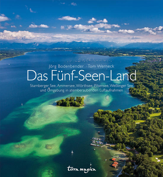 Abheben und staunen: Aus der Adlerperspektive gewinnt die bayerische Bilderbuch-Landschaft um die fünf großen Seen zusätzlich an Reiz. Von oben lassen sich überraschende Details entdecken und ein Blick auf Plätze erhaschen, die dem Besucher sonst verborgen bleiben. So hat man die Region noch nicht gesehen: mal überwältigend schön und strahlend, wenn die Sonne den Starnberger See vor der Kulisse der Alpen glitzern lässt, mal atmosphärisch und geheimnisvoll, wenn Nebelschwaden über das Kloster Andechs am Ammersee hinwegziehen