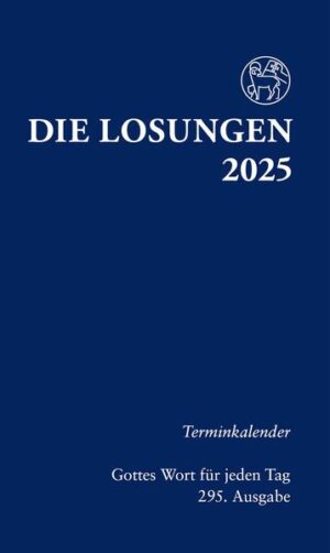 Die Losungen und Lehrtexte mit übersichtlichem Terminkalender im praktischen Taschenbuch format.
