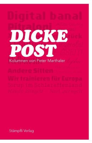 Warum kommen Gipfeli vom Chef nicht immer gut an? Und was sagen röhrende Rasenmäher über uns aus? Peter Marthaler hat gut zugehört und genau hingeschaut. Es sind die kleinen täglichen Geschichten, die unserem Leben das Gesicht geben. Es sind die Begegnungen mit Menschen. Sie stimmen uns glücklich, ärgern uns oder lassen uns verwundert zurück. Als besonders ergiebig erweist sich dabei unser Alltag mit den heute vielfältigen Kommunikationskanälen. Das kommunikative Verhalten unserer Gesellschaft erweist sich als unversiegbare Quelle für amüsante Geschichten. Ergänzt werden die scharfsinnigen Kolumnen durch witzige Illustrationen des bekannten Cartoonisten Heinz Pfuschi-Pfister.