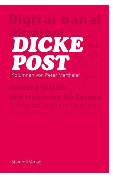 Warum kommen Gipfeli vom Chef nicht immer gut an? Und was sagen röhrende Rasenmäher über uns aus? Peter Marthaler hat gut zugehört und genau hingeschaut. Es sind die kleinen täglichen Geschichten, die unserem Leben das Gesicht geben. Es sind die Begegnungen mit Menschen. Sie stimmen uns glücklich, ärgern uns oder lassen uns verwundert zurück. Als besonders ergiebig erweist sich dabei unser Alltag mit den heute vielfältigen Kommunikationskanälen. Das kommunikative Verhalten unserer Gesellschaft erweist sich als unversiegbare Quelle für amüsante Geschichten. Ergänzt werden die scharfsinnigen Kolumnen durch witzige Illustrationen des bekannten Cartoonisten Heinz Pfuschi-Pfister.