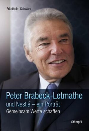 Die Wege Peter Brabeck-Letmathes sind seit mehr als 40 Jahren untrennbar mit Nestlé verbunden. Mit Helmut Maucher entwickelte er zu Beginn der 1990er-Jahre die neue Markenstrategie von Nestlé. Als CEO führte er eine tief greifende strategische und operationelle Transformation des Unternehmens durch. Wie denkt ein Mensch, der das erfolgreichste Lebensmittelunternehmen der Welt umgewandelt hat? Was sind seine Wurzeln, und welche globalen Probleme bewegen ihn? Wäre der Transformationsprozess gescheitert, hätte das auch das Ende von Peter Brabeck-Letmathes Karriere bedeutet. Heute ist Nestlé die erfolgreichste auf Forschung basierende Nutrition-, Health- und Wellness-Company der Welt, und Peter Brabeck-Letmathe gilt als der mächtigste Wirtschaftslenker der Schweiz, dessen Rat weltweit gefragt ist. 'Gemeinsam Werte schaffen' zeigt, wie das Werk und die Person Peter Brabeck-Letmathes zu einer Einheit verschmelzen. In vielen Gesprächen mit ihm und mit Persönlichkeiten aus Wirtschaft, Politik und Kultur ist das Porträt eines Menschen entstanden, der einen tiefen Einblick in die Dinge hat, die unsere Welt bewegen. Er ruft zu langfristigem Handeln im globalen Massstab auf und lenkt mit seiner tiefgründigen Überzeugungskraft nicht nur die Geschicke des Unternehmens, für das er direkte Verantwortung trägt, sondern hilft, auch die Lebenssituation von Millionen Menschen in den weniger entwickelten Ländern zu verbessern. Die Idee des 'Shared Value', 'gemeinsam Werte schaffen', steht für ihn daher im Mittelpunkt seines Lebenswerks.