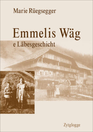 Nachdem meine beiden Bücher ‹Härdöpfuschnätz› und ‹AuergattigChoschtgänger› bis über das grosse Wasser treue Leser fanden undein Uni-Professor schrieb: 'Dihr heit ganz e fyni, rychi Seel', wagteich mich an ein drittes Buch. Darin ist Emma Rohrbach, von ihrenLeuten ‹Emmeli› genannt, die Hauptperson.Vor Jahren, als ich noch Pflegehelferin war, lernte ich sie kennen, einekleine, tapfere Frau. Sie gab einiges preis von ihrer schweren Vergangenheitund sagte so nebenbei: 'Das gäb fasch es Buech.' Sie konnte dannbald das Spital verlassen, und ich hörte kaum mehr etwas von ihr. Hieund da ein Telefon.Im Frühling 2011 hatte ich in der Insel in Bern eine grössere Untersuchung.Es war ein milder Tag, und ich verbrachte die Mittagspause imPark. Plötzlich kam vom hintern Ausgang her eine Patientin, welche einenInfusionsständer vor sich her schob. Sie setzte sich neben mich aufdie Bank. 'Wir kennen uns doch …' Neben mir sass Frau Emmeli Rohrbach.Und wieder erzählte sie und erzählte, ihre bewegende Geschichteaus dem Emmental.Vom kleinen Verdingkind Emmeli ist nun tatsächlich ein Buch entstanden,aber leider hat Frau E. Rohrbach es nicht mehr erlebt. Sie ist imAugust2011 gestorben.Emmeli wurde im Brachmonat 1936, als Kind der Lydia und des DavidGraber, geboren. Seine Kleinkinderzeit verbrachte es mit zwei Brüdern,Kilian und Röbi. Aber sie währte nur kurz. Mutters Krankheit und VatersTod rissen die Graberfamilie auseinander. Emmeli kam auf den Rüttiboden,die Brüder zu andern Familien. Für viele Verdingkinder war dasein harter Lebensweg, und manch armer ‹Züttel› erinnert sich am Lebensabendvor allem an die Kälte der Pflegefamilie und an die Striemen‹a Rügge u Hingere›. Aber Emmeli, die ständig unter ‹Längizyti› litt undsich abends mit dem ‹Gebättli› zu trösten suchte, bevor das Tagewerkweiter ging, hat doch in ihrem ‹Gedankestübli› auch einen Reichtum anbleibenden Bildern bewahrt: die Schönheit eines Ährenfelds, glänzendeAckerfurchen, ein junges Fohlen, die Verrichtungen in Haus und Hofund vieles, auch Mutmachendes, mehr. Marie Rüegsegger