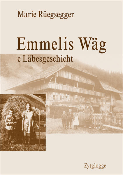 Nachdem meine beiden Bücher ‹Härdöpfuschnätz› und ‹AuergattigChoschtgänger› bis über das grosse Wasser treue Leser fanden undein Uni-Professor schrieb: 'Dihr heit ganz e fyni, rychi Seel', wagteich mich an ein drittes Buch. Darin ist Emma Rohrbach, von ihrenLeuten ‹Emmeli› genannt, die Hauptperson.Vor Jahren, als ich noch Pflegehelferin war, lernte ich sie kennen, einekleine, tapfere Frau. Sie gab einiges preis von ihrer schweren Vergangenheitund sagte so nebenbei: 'Das gäb fasch es Buech.' Sie konnte dannbald das Spital verlassen, und ich hörte kaum mehr etwas von ihr. Hieund da ein Telefon.Im Frühling 2011 hatte ich in der Insel in Bern eine grössere Untersuchung.Es war ein milder Tag, und ich verbrachte die Mittagspause imPark. Plötzlich kam vom hintern Ausgang her eine Patientin, welche einenInfusionsständer vor sich her schob. Sie setzte sich neben mich aufdie Bank. 'Wir kennen uns doch …' Neben mir sass Frau Emmeli Rohrbach.Und wieder erzählte sie und erzählte, ihre bewegende Geschichteaus dem Emmental.Vom kleinen Verdingkind Emmeli ist nun tatsächlich ein Buch entstanden,aber leider hat Frau E. Rohrbach es nicht mehr erlebt. Sie ist imAugust2011 gestorben.Emmeli wurde im Brachmonat 1936, als Kind der Lydia und des DavidGraber, geboren. Seine Kleinkinderzeit verbrachte es mit zwei Brüdern,Kilian und Röbi. Aber sie währte nur kurz. Mutters Krankheit und VatersTod rissen die Graberfamilie auseinander. Emmeli kam auf den Rüttiboden,die Brüder zu andern Familien. Für viele Verdingkinder war dasein harter Lebensweg, und manch armer ‹Züttel› erinnert sich am Lebensabendvor allem an die Kälte der Pflegefamilie und an die Striemen‹a Rügge u Hingere›. Aber Emmeli, die ständig unter ‹Längizyti› litt undsich abends mit dem ‹Gebättli› zu trösten suchte, bevor das Tagewerkweiter ging, hat doch in ihrem ‹Gedankestübli› auch einen Reichtum anbleibenden Bildern bewahrt: die Schönheit eines Ährenfelds, glänzendeAckerfurchen, ein junges Fohlen, die Verrichtungen in Haus und Hofund vieles, auch Mutmachendes, mehr. Marie Rüegsegger