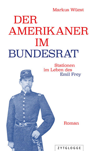 Emil Johann Rudolf Frey (1838-1922) war der erste und bislang einzige Bundesrat aus dem Kanton Baselland. An Heiligabend 2022 jährt sich sein Todestag zum 100. Mal. Die Stationen seines Lebens könnten einem Roman entsprungen sein - und sind nun zum Roman geworden: Auswanderung ohne Berufsabschluss in die Vereinigten Staaten 1860, Major in der Armee der Nordstaaten im US-Bürgerkrieg, nach der Schlacht von Gettysburg Kriegsgefangener der Konföderierten, nach seiner Rückkehr als Kriegsheld in die Schweiz Journalist und Politiker und schliesslich sieben Jahre im Bundesrat. Vater von fünf Kindern und Witwer schon nach wenigen Jahren Ehe. Emil Frey war auch der erste Gesandte der Schweiz in den USA. Ein Pendler zwischen zwei Welten. Und Doppelbürger. Denn im Juli 1865 erhielt er die amerikanische Staatsangehörigkeit. Was ihn später nicht daran hindern sollte, in der Schweiz höchste politische Weihen entgegenzunehmen. «Der Amerikaner im Bundesrat» ist erzählende Literatur - und folgt dabei den überlieferten Fakten ganz eng.