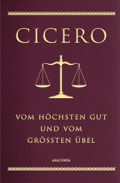 Neben den »Gesprächen in Tusculum« und »Über die Pflichten« ist »Vom höchsten Gut und vom größten Übel« (De finibus bonum et malorum) Ciceros bedeutendste philosophische Schrift. Der begnadete römische Redner und Denker befasst sich darin mit den grundlegenden Fragen und Problemen der philosophischen Ethik. In einer glänzend vorgetragenen Auseinandersetzung mit der Moralphilosophie der Epikureer und Stoiker richtet Cicero sein Augenmerk auf Sinn und Zweck des sittlich guten und somit wertvollen menschlichen Handelns.