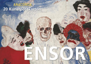 Der Maler James Ensor (1860- 1949) gilt als wichtigster Vertreter des belgischen Symbolismus. In den 1920er- Jahren wurden ihm mehrere Ausstellungen gewidmet, u. a. in Deutschland und in Paris. Ein besonderes Merkmal seiner Werke sind die fantastischen Masken, vitalen Skelette und sonderbaren Wesen, die seine Landschaften, Stillleben oder burlesken Szenen bevölkern. Bekannt ist er heute daher als »Maler der Masken«. Die 20 Motive in diesem Postkartenbuch stammen aus dem Zeitraum zwischen 1888 und 1939 und spiegeln die Vielfalt seines künstlerischen Schaffens wider.