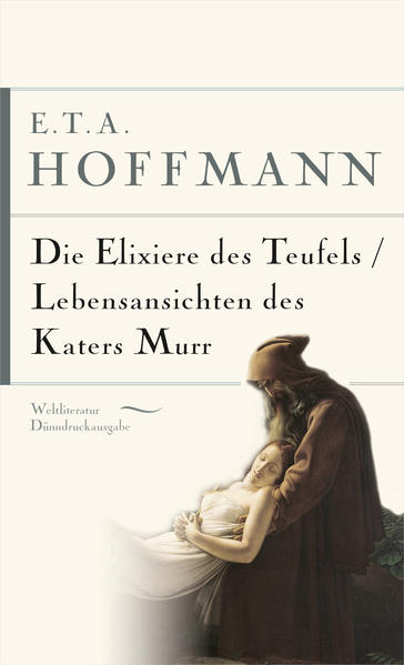 E. T. A. Hoffmanns »Kater Murr« gehört zu den Glanzstücken der romantischen wie der satirischen Erzählliteratur - so verblüffend modern ist sein Stil, so unverblümt beißend der Spott. In den »Elixieren des Teufels« wiederum verbindet Hoffmann klassische Sujets der Schauerromantik wie das Doppelgängermotiv mit der irrlichternden Suche nach der eigenen Identität. Seine Geschichte vom Mönch Medardus, der vom geheimnisumwitterten Teufelselixier kostet und den fortan brennende Leidenschaft und Mordlust verzehren, hallt lange nach. Die beiden großen Werke stehen in dieser edlen Schmuckausgabe nebeneinander. Ausstattung: Dünndruckreihe