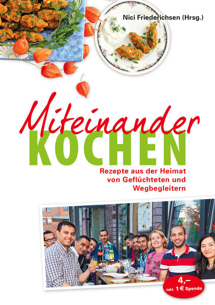 Kochen bedeutet Heimat. Ganz besonders gilt das für die vielen Geflüchteten, die inzwischen bei uns leben. Nici Friederichsen hat einen Sommer lang viele von ihnen besucht, mit ihnen und mit ihren Unterstützern gekocht, ihnen zugehört und neue Welten entdeckt. Daraus wurde ein Projekt mit mehr als 50 Beteiligten, die alle unbeirrt den Weg der Integration gehen. In diesem Buch finden Sie ihre Rezepte und Geschichten. Autorin, Verlag und alle anderen Mitwirkenden verzichten auf ein Honorar. So kann pro verkauftem Buch ein Euro gespendet werden. Der Erlös geht je zur Hälfte an den Bundesverband der Tafeln und an den Bundesverband Trauerbegleitung.