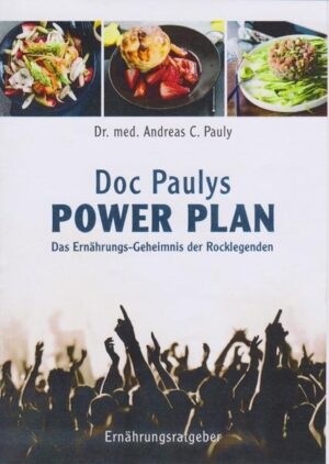 Doc Paulys Power Plan richtet sich an alle, die an gesunder, präventiver Ernährung interessiert sind, eignet sich aber auch hervorragend zum Abnehmen ohne Kalorienzählen, Hungergefühle und Jo-Jo-Effekt. Mit charmant zusammengefasstem Wissen und eigenen Rezepten beschreibt Doc Pauly, wie verblüffend einfach es ist, gleichzeitig gesund zu essen und genussvoll zu leben. Dr. Andreas C. Pauly, Facharzt für Anästhesie, erfahrener Notarzt und Intensivmediziner, ist heute mit dem Schwerpunkt Präventions- und Ernährungsmedizin in der Hamburger Innenstadt niedergelassen. In seine Praxis kommen viele Künstler und Prominente, darunter auch die Musiker des Panikorchesters und sein bekanntester Patient und Freund: Udo Lindenberg. Doc Pauly begleitet ihn und das Panikorchester seit Jahren auf ihren Touren als ihr Band-Doktor. Seit seiner Jugend leidenschaftlicher Koch, hat sich der Autor schon lange mit dem wissenschaftlichen Hintergrund des Themas >gesunde Ernährung< beschäftigt. In diesem Buch schildert er, wie die häufigsten Zivilisationskrankheiten, Adipositas, hoher Blutdruck und Diabetes mellitus, durch eine Ernährungsumstellung behandelbar sind.