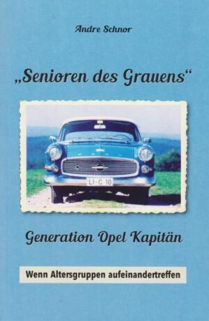 "Andre Schnor stellt satirisch-analytisch dar, wie die ältere Generation - über dem knapp 50jährigen Autor - die Welt versteht." Manchmal kann man sich bestimmte Dinge nicht aussuchen. So ist es auch, wenn man sich nach einer Knie-OP inmitten der Generation Opel Kapitän zwischen den "Senioren des Grauens" wiederfindet. Der zuständige Rentenversicherungsträger hatte mich in die ostwestfälische Provinz nach Bad Meinburg geschickt und ich war in meinem zarten Alter von 48 Jahren von Anfang an das Kurküken. Drei lange Wochen kämpfte ich mich von einer Anwendung in die nächste, hörte "spannende Vorträge" in 4711-verseuchten Sälen, humpelte durch Kurgärten und ertrug das Geschwurbel der Senioren auf der Dachterasse, bis der Aufenthalt in einem Alptraum ein Ende fand.