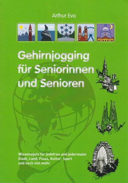 Gehirnjogging ist gut für Seniorinnen und Senioren, aber auch für jedefrau und jedermann. Gedächtnistraining: Halten Sie Ihre grauen Gehirnzellen in Trab. Testen und verbessern Sie regelmäßig Ihr Allgemeinwissen, von Ägypten bis Zypern, von Aachen bis Zwolle, von der Aller bis zur Ziller, von Abraham Lincoln bis Zinédine Zidane und noch viel mehr.