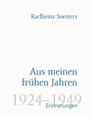 Bereits als Zehnjähriger empfand der Verfasser dieser Erinnerungen eine Abneigung gegen die Jugendorganisation der ein Jahr zuvor entstandenen nationalsozialistischen Herrschaft. Er weigerte sich, in den folgenden Jahren mit Jungvolk und Hitlerjugend im Gleichschritt zu marschieren. Um Kontakte mit Gleichaltrigen zu halten, wurde er Pfadfinder und nach deren Verbot Meßdiener und Chorknabe. Der Besuch einer höheren Schule blieb ihm versagt. Er absolvierte eine Handelsschule und machte anschließend eine Banklehre. Im Kriege mußte er mit achtzehn Jahren Soldat werden. Hinterher für ihn selbst unbegreiflich, hatte sich vorübergehend bei ihm aus jugendlichem Idealismus eine vaterländische Gesinnung jenseits politischen Denkens entwickelt. Als Frontsoldat wurde er mehrmals leicht verwundet und geriet in sowjetische Gefangenschaft.