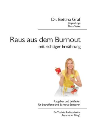 Dieses Fachbuch zeigt die optimale und ziel-gerichtete Ernährung bei einer Depression, Burnout und Erschöpfung und ist sowohl präventiv als auch akut ein idealer Ratgeber. Dr. Bettina Graf, anerkannte Expertin, vermittelt anschaulich die Zusammenhänge und Hintergründe, wenn es um die richtige Ernährung in stressigen Zeiten geht. Die Autoren Petra Seiter und Jürgen Loga erläutern dazu die mentalen Hintergründe und ergänzen damit den Bestseller perfekt. Dieses Fachbuch ist auch als alltäglicher Leitfaden für alle Burnout-Sensoren® sehr gut geeignet. Mehr unter www.burnout-helpcenter.de