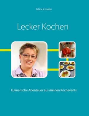 Leckere Rezepte zusammengetragen aus verschiedenen Kochevents mit tollen Fotos. Wer noch nie an einem meiner „kulinarischen Abenteuer“ teilgenommen hat, hier ein kleiner Einblick: bei einem Gläschen Prosecco werden die Teilnehmer begrüßt und das Thema des Kochabends wird vorgestellt. Der praktische Teil beginnt mit der Erklärung und Vorstellung der Rezepte und Zutaten. Dann geht`s an die Arbeit: die Köche/-innen schulen ihre feinmotorischen Fähigkeiten beim Schnippeln oder Wickeln. Anfänger und Profis arbeiten Hand in Hand und der Spaß steht im Vordergrund. In gemütlicher Runde werden die Kreationen verspeist und es wird über das ein oder andere Kochgeheimnis geplaudert. Und wer schon mal dabei war, erinnert sich gerne anhand der Rezepte, Fotos und Bildunterschriften an spannende Momente und tolle Jobs während des Kochens. Im Buch werden verschiedene Vorspeisen, Suppen, Hauptgänge und Desserts veröffentlicht. Die Rezepte wurden alle mehrfach in meinen Kochevents erprobt.