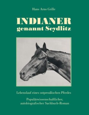 „Indianer, genannt Seydlitz“ ist die fiktive Biographie eines Trakehner Pferdes. Sein wechselhafter Lebenslauf beginnt Mitte der dreißiger Jahre. Wir begleiten das Heranwachsen Indianers im idyllischen Ostpreußen und werfen einen letzten Blick auf eine in Jahrhunderten gewachsene Kultur und Lebensart, deren bevorstehenden Untergang im 2. Weltkrieg noch niemand erahnen konnte. Das junge Pferd wird Teil dieser schicksalhaften Entwicklung, erst als Wehrmachtspferd und dann in den Wirren der Flüchtlingsströme. Indianer teilt Hunger und Leid mit den Menschen, die das Tier in diesen schweren Jahren begleiten, erlebt aber auch immer wieder menschliche Wärme und Hilfsbereitschaft in einer unmenschlichen Zeit. In der politischen Neuordnung der Nachkriegszeit findet Indianer unter seinem Wehrmachtsnamen Seydlitz schließlich sein Gnadenbrot in Mecklenburg bei einem Liebhaber und Kenner der Trakehner Pferderasse. Der Autor Hans Arno Grille leiht dem stummen Zeitzeugen seine Stimme und lässt uns teilhaben an einem aufwühlenden Pferdeschicksal, das, wenn auch fiktiv, doch exemplarisch für tausende vergessene oder nicht mehr nachvollziehbare Lebensläufe steht. Und ganz nebenbei entwickelt sich vor dem Auge des Lesers das Bild einer untergegangenen Welt, deren letzte Zeugen bald für immer schweigen werden. Immer wieder werden am Beispiel dieses einen kleinen Pferdes die großen Zusammenhänge beleuchtet, die das Schicksal vieler Völker und Nationen bestimmten. Hans Arno Grille bedient sich dabei der Sprache der Bauern, Pferdezüchter und Landser, und erklärt uns ganz nebenbei Herkunft und Bedeutung vieler Fachbegriffe und Redensarten. Gleichzeitig räumt er auf mit ideologisch geprägten Deutungen und entlarvt sie als bewusste Verfälschung der historischen Gegebenheiten.