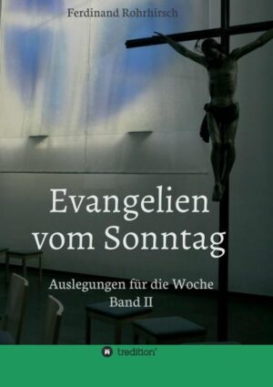 Der zweite Band enthält weitere Auslegungen der Sonntagsevangelien, die vom Autor in den vergangenen Jahren in der Kirchengemeinde St. Josef in Esslingen am Neckar gehalten wurden. Neben den Auslegungen ist wiederum das betreffende Evangelium des Sonntags aufgeführt. Die Auslegungen ziehen den Text in die Gegenwart. Sie sprechen keine Helden des Glaubens an, sondern sind für Menschen gedacht, die mit ihren Zweifeln und Nöten ihren Alltag nicht nur im Geist Jesu Christi ertragen, sondern aus seinem Geist heraus, in Freude und Zuversicht, gestalten wollen. Die Auslegungen eignen sich für eine Abendreflexion, wie für eine meditative Pause, mitten im Alltag.