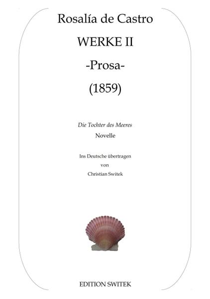 Im Jahr 1859 veröffentlicht Rosalía de Castro (1837-1885) die Novelle "Die Tochter des Meeres". Sie widmet ihr erstes erzählerisches Werk ihrem Ehemann Manuel Murguía, dem seinerzeit schon berühmten Schriftsteller, dessen Ruhm sie bald überflügeln wird. Die 21jährige Schriftstellerin stellt uns hier das archaische Leben an der sagenumwobenen Todesküste Galiciens, dem nordwestlichsten Teil Spaniens, in einer romantischen Handlung vor, die Elemente des Magischen Realismus in seiner frühen Form antizipiert. Esperanza ist die jugendliche Protagonistin des Geschehens. Sie ist die Tochter des Meeres, denn sie kam aus dem Meer in das Dorf Muxía, nachdem sie von den Fischern des Ortes vor dem sicheren Tod in den Wellen bewahrt worden war. Das Rätsel ihrer Herkunft wird sich erst nach und nach auflösen. Die Dorfbewohner Muxías, Teresa, Candora, Ángela, der Pirat Alberto Ansot und sein Kontrahent Fausto, bilden ein schillerndes Mosaik, welches Licht in das dunkle Geheimnis des schönen Waisenkinds bringt. Indem wir in das ländliche Leben Muxías eindringen, werden wir in die geheimnisvolle Welt Rosalías hineingezogen, die von Schatten und geisterhaften Erscheinungen erschüttert wird... Ist der diabolische Alberto Ansot nicht nur Pirat, Mörder und Verführer, sondern auch ein inzestuöser Vergewaltiger? Der Aufstieg und Niedergang, das Glück und Unglück seiner Familie werden von seinen fatalistischen Taten geprägt, welche letztendlich all die Frauen, die seinen Weg kreuzen, ins Verderben stürzen werden, da er sie gefügig macht oder sie seinem Willen und Charme unterliegen. Hoffnungslosigkeit, Wahnsinn und Mord prägen das düstere Bild Rosalía de Castros geliebter Heimat, deren eindrucksvolle Landschaft sie so gefühlvoll beschreibt. Muxía wird zum romantischen Macondo Rosalías, das in Traurigkeit versinkt und das sich schließlich aus den Nebeln der Vergangenheit erheben wird, um als letztes Ziel nur noch den Tod vor Augen zu haben.