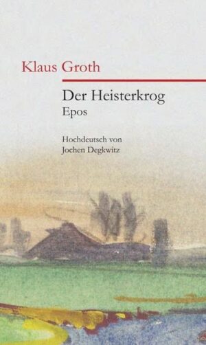 „Der Heisterkrog“ von Klaus Groth ist eine epische Erzählung aus Nordfriesland. „Den eigentümlich wehmütigen Zauber, der über unseren Marschen ruht, hat kein anderer so tief empfunden, so meisterhaft nachgeschaffen als Groth im ‚Heisterkrog‘, auch Storm nicht im ‚Schimmelreiter‘,“ schrieb H. Krumm, einer der Herausgeber von Groths Werken. Und Emanuel Geibel nannte den „Heisterkrog“ „das schönste Idyll, das in irgendeiner Sprache geschrieben ist!“ Wie schon in Groths Hauptwerk, der Gedichte- und Liedersammlung „Quickborn“ aus dem Jahr 1852, ist seine Poesie aus tiefer Liebe zu der Landschaft und den Menschen gewoben und steckt voller Lebensweisheit und feinsinnigem Humor. Mit dem „Heisterkrog“ erreicht Groth zwanzig Jahre später den Höhepunkt seines poetischen Schaffens. Er vereinigt darin den literarischen Zauber der früheren Werke nunmehr mit leidenschaftlicher Spannung und mitreißender Dramatik. A. Biese kommentierte 1917: „Überraschend und überwältigend wirkt besonders, wie Groth zuletzt die Handlung vorwärts drängt und in atemloser Spannung zur Katastrophe hinführt.“ Durch die Übertragung ins Hochdeutsche wird dieses „strahlende Juwel der plattdeutschen Poesie“ (Krumm) jetzt erstmals einem breiteren Publikum vorlegt. Dem Übersetzer gelingt es eindrucksvoll, die Atmosphäre und Dichte des niederdeutschen Textes zu bewahren. Ein ausführliches Glossar erklärt spezielle Begriffe (wie Haubarg, Pesel oder Warft) auch für diejenigen, die mit der regionalen Terminologie noch nicht so vertraut sind. Wer Nordfriesland mag und verstehen oder auch erst kennenlernen will, kommt an diesem Buch nicht vorbei.