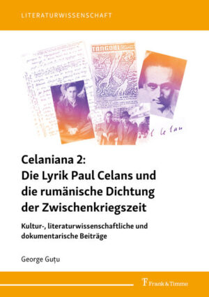 Celaniana 2: Die Lyrik Paul Celans und die rumänische Dichtung der Zwischenkriegszeit | Bundesamt für magische Wesen