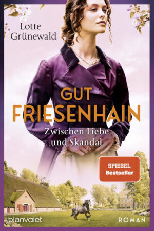 Münsterland 1896: Zerrissen zwischen familiären Erwartungen und einer verbotenen Liebe hört eine junge Grafentochter auf den Ruf ihres Herzens … Münsterland 1896. Zu gern würde Clara von Scheweney Gut Friesenhain übernehmen - sprüht die clevere Frau doch vor Plänen für eine glänzende Zukunft des Gestüts. Doch ihr Bruder Wilhelm erbt das Landgut, und so bleibt Clara nur die Rolle als brave Tochter. Einziger Lichtblick sind ihre heimlichen Treffen mit Baron Richard von Thebe. Clara fühlt sich zu dem jungen Adligen hingezogen. Aber kann sie ihm vertrauen? Schließlich sind ihre Familien aufs Heftigste verfeindet. Da besucht der attraktive Kaiserliche Rittmeister Georg von Hofberg das Gut. Und er ist nicht nur an Friesenhains Pferden interessiert. Clara Zukunft scheint bereits besiegelt … Die große Münsterland-Saga von Lotte Grünewald: Band 1: Gut Friesenhain - Zwischen Traum und Freiheit Band 2: Gut Friesenhain - Zwischen Hoffnung und Vernunft Band 3: Gut Friesenhain - Zwischen Liebe und Skandal