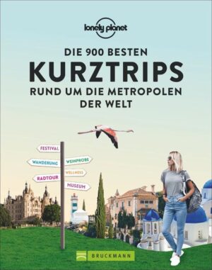 Lonely Planet stellt in diesem Reiseführer 900 Ideen für Kurzurlaube rund um 60 Städte weltweit vor, alle in einem Radius von maximal drei Stunden um die jeweilige Stadt. Mit dem Auto, der Bahn oder dem Bus geht es zu Natur- und Kulturzielen, Festivals oder Weingütern – von beliebten und bekannten bis zu geheimen, versteckten Orten. Dazu gibt es Themenseiten wie »Wild Life Watching in Afrika«, »Japans schönste Spas« oder »Römische Kulturstätten in Großbritannien«.