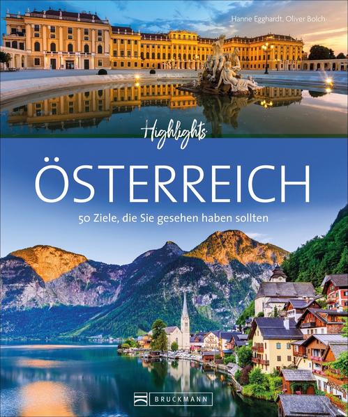 Entdecken Sie Österreich: Dieser Bildband enthält Insidertipps und Reiseinfos sowie 50 Highlights, die Sie in Österreich gesehen haben sollten. Von der Donaumetropole Wien, über die sonnigen Seen Kärntens bis zum Bergparadies Tirol. Brillante Fotografien und Hinweise zu den lohnendsten Sehenswürdigkeiten Österreichs finden Sie in diesem Reise-Bildband. Kulturinteressierte können sich über die Mozartstadt Salzburg oder die imperialen Bauten Wiens ebenso informieren wie sportliche Urlauber über die schönsten Wandertouren von Achensee bis Montafon. Die Kapitel umfassen 50 Ziele in Österreich, die Sie gesehen haben sollten und liefern dazu Tipps zu Gastronomie und Unterkünften sowie Karten und Vorschläge für Rundreisen.