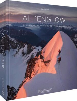 Alpenglow nimmt den Leser mit auf eine persönliche Reise voller Abenteuer und atemberaubender Aussichten und erfährt dabei eine Menge Wissenswertes. Die 4000er Gipfel der Alpen zu besteigen, ist eine der großen Herausforderungen des Alpinismus und ein Projekt, welches Mut, große Fähigkeiten und Bescheidenheit erfordert. In diesem Buch stellt Ben Tibbetts nach fast einem Jahrzehnt Gipfelbesteigungen eine Auswahl der beeindruckendsten Routen in den Alpen vor. Er beschreibt seine eigene Reise durch eine Serie von Abenteuern und stillen Momenten und gibt dabei Hintergründe zu den Anfängen des Bergsports bis hin zur modernen alpinen Szene. Egal ob Sie einfach Berglandschaften lieben, ein aufstrebender Alpinist sind oder bereits selbst einige Gipfel bestiegen haben: Dieses Buch nimmt Sie mit auf eine inspirierende Reise. Es hilft bei der Planung möglicher zukünftiger Bergbesteigungen oder lässt Sie ganz einfach nur von unglaublichen Aussichten in den Alpen träumen.